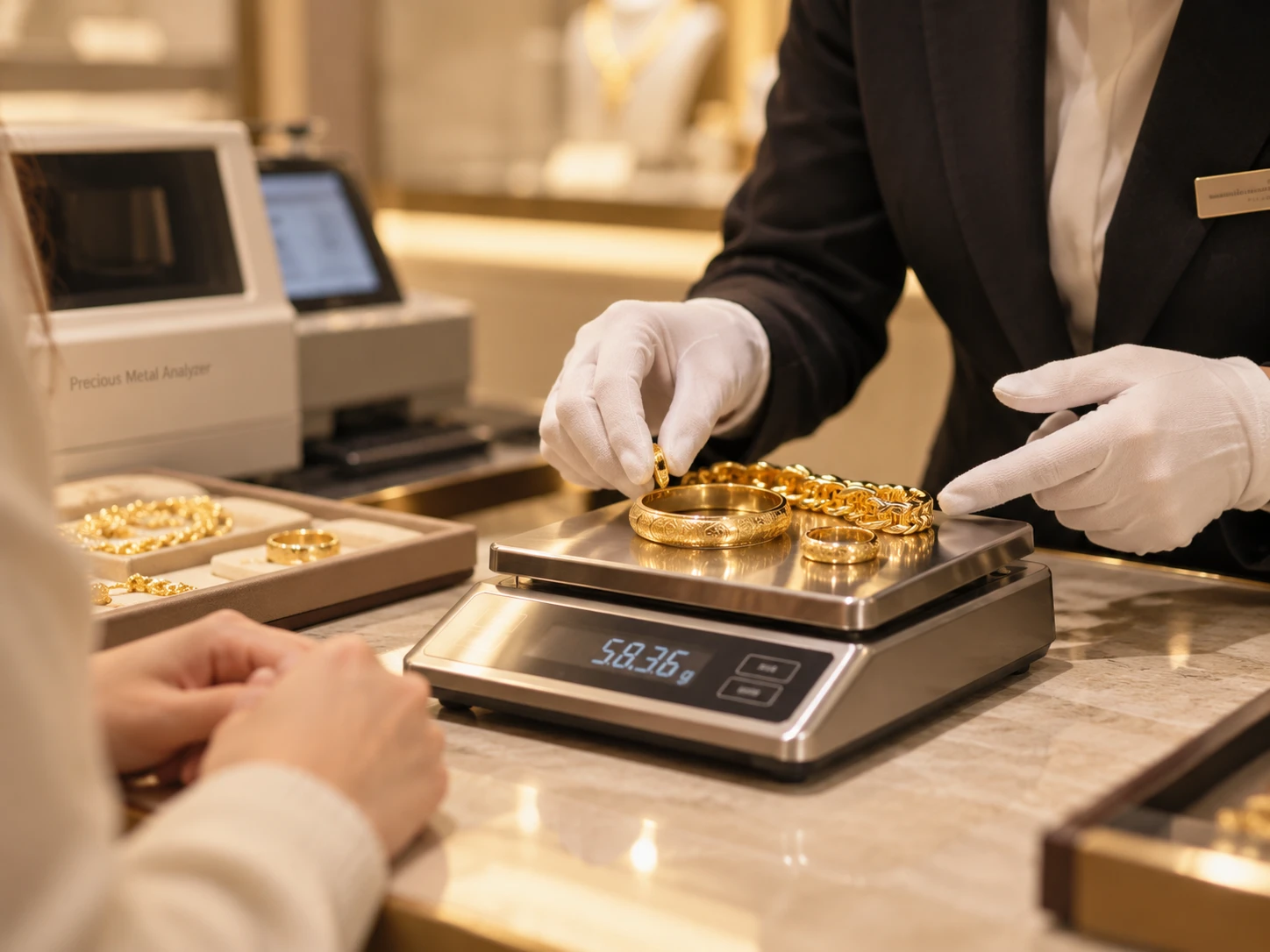 現場秤重・說明含金量