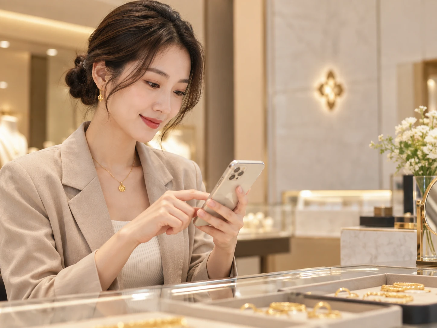 可先於LINE聯繫,確認當日回收金價